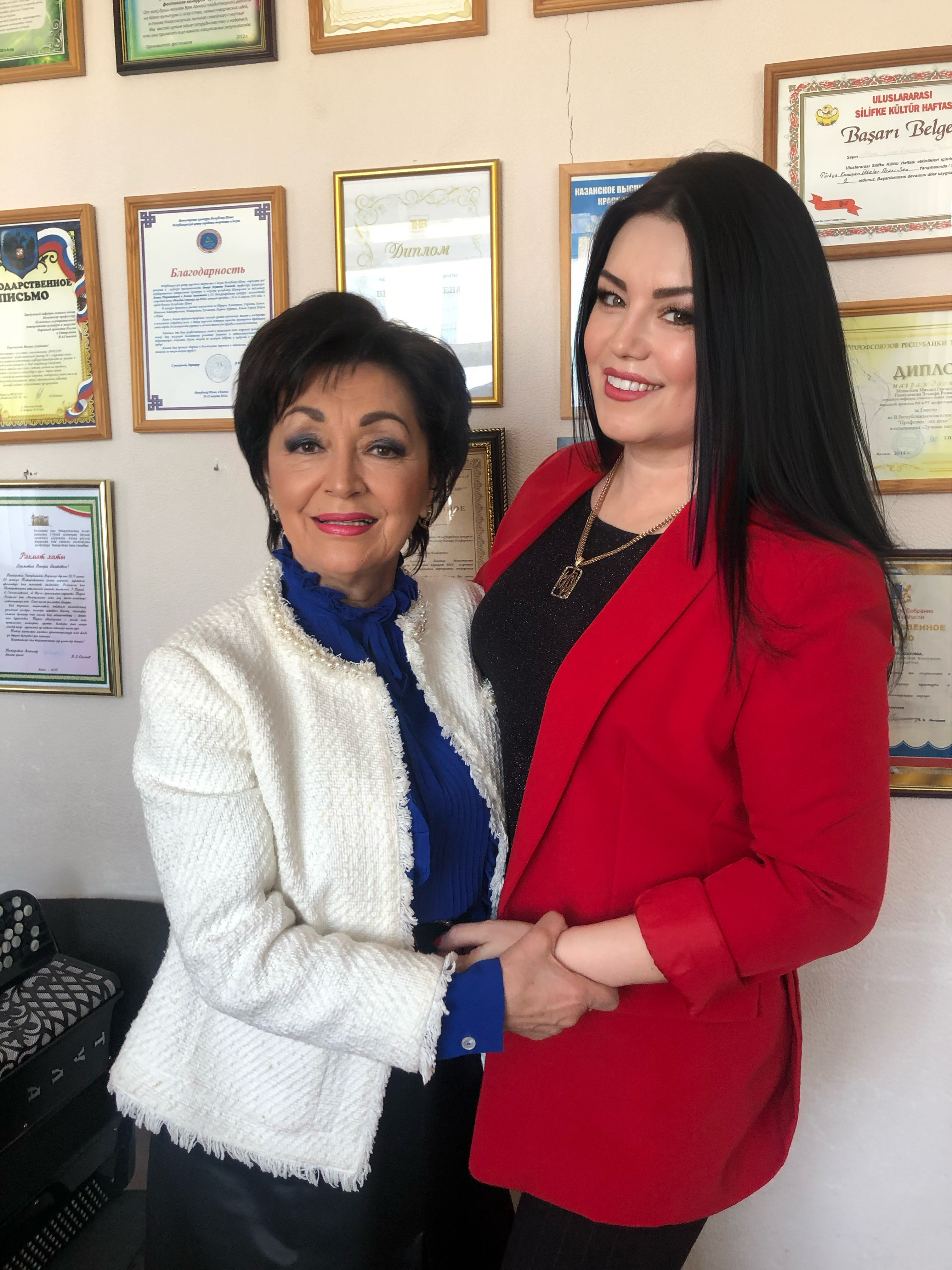 Алсу Хәбибуллина остазы Винера Ганива белән