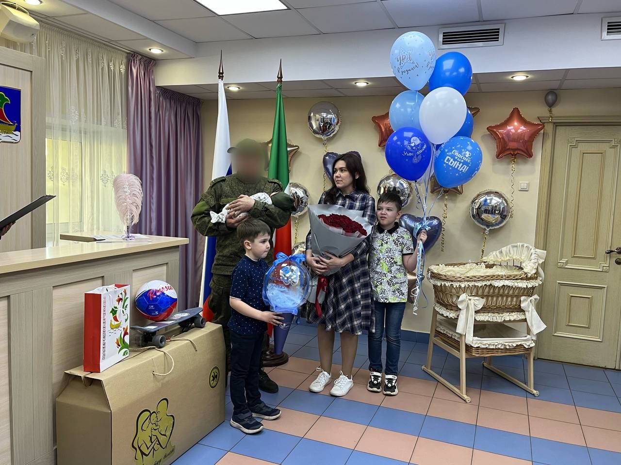 Мобилизацияләнгән Чаллы ир-аты күпбалалы әти булды