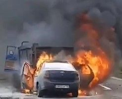 Ут капкан машинадан чыга алмаган: Зәй юлында коточкыч авария