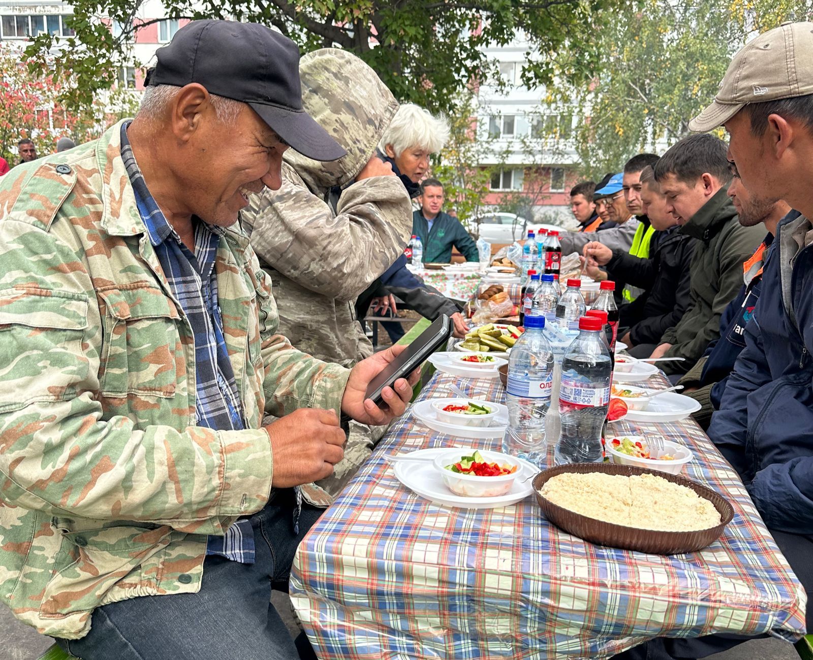 Чаллы ишегалдында бушлай пылау