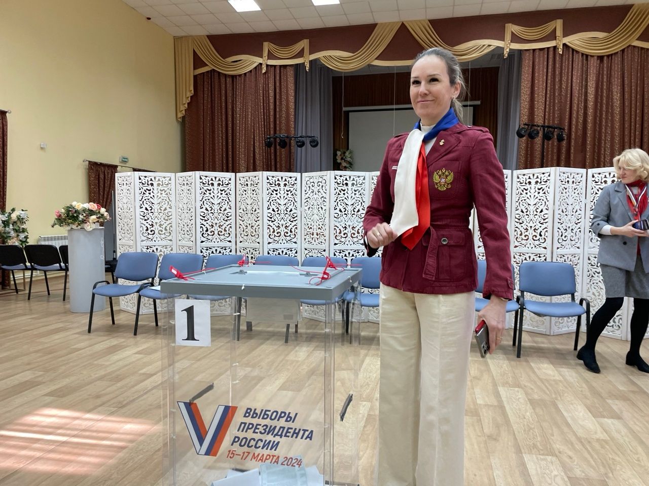 Чаллыда Олимпия уеннары чемпионы Гөлнара Сәмитова-Галкина тавыш бирде