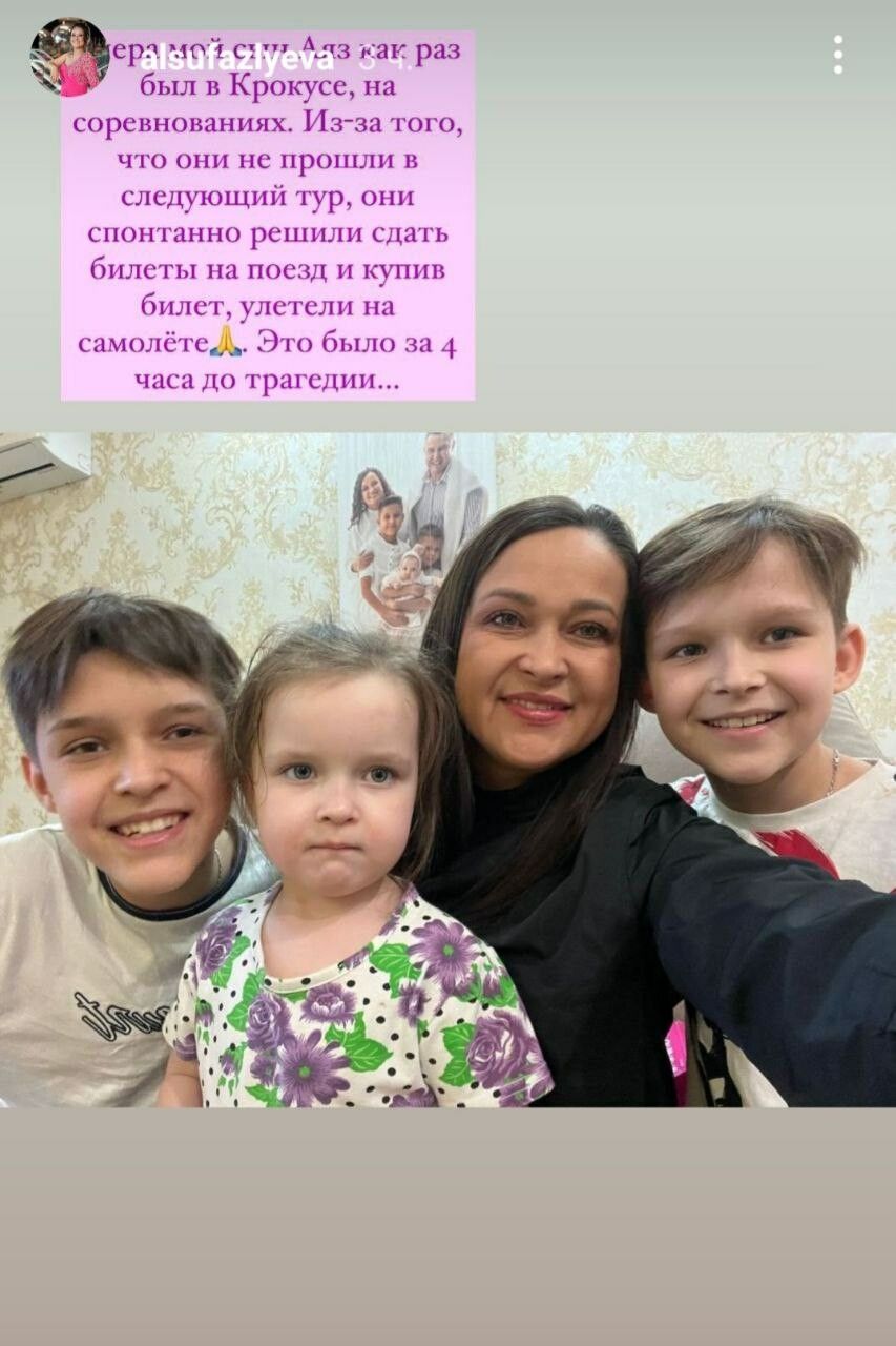 Җырчы Алсу Фазлыева: «Улыбыз да «Крокус»та иде. Йөрәгем ярыла дип торам!»