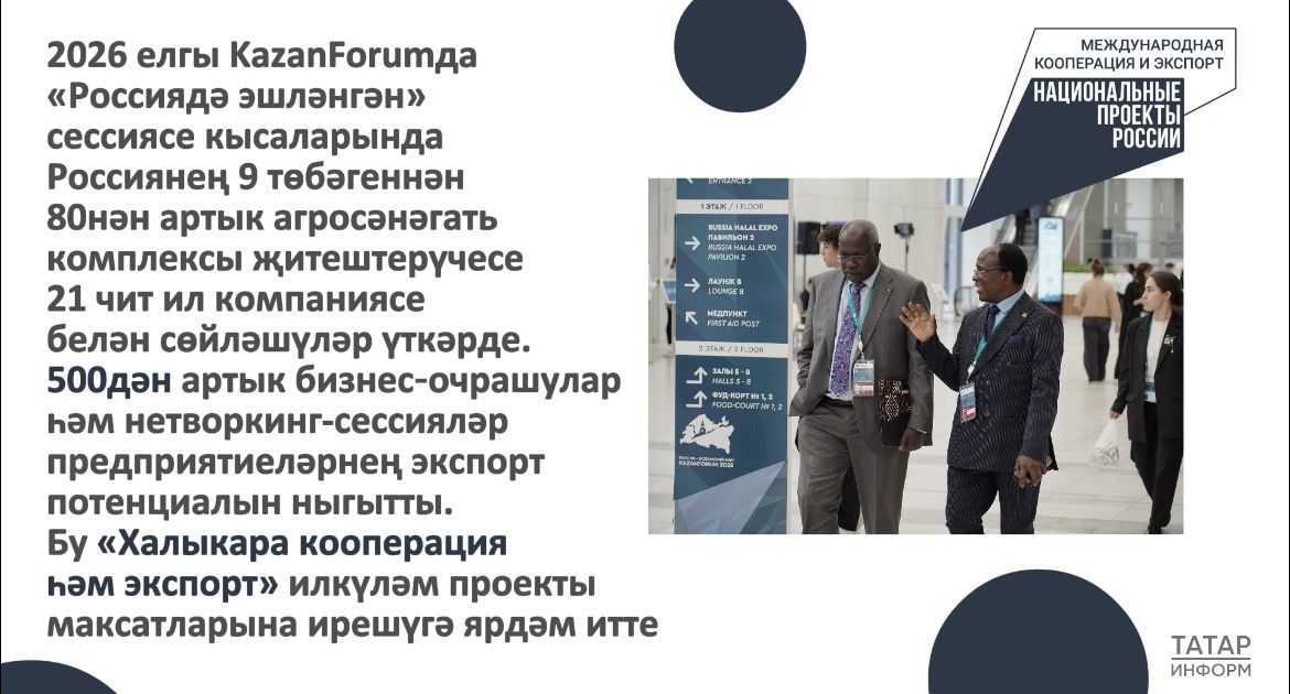 KazanForum агросәнәгать комплексы җитештерүчеләрен һәм чит ил партнерларын берләштерде