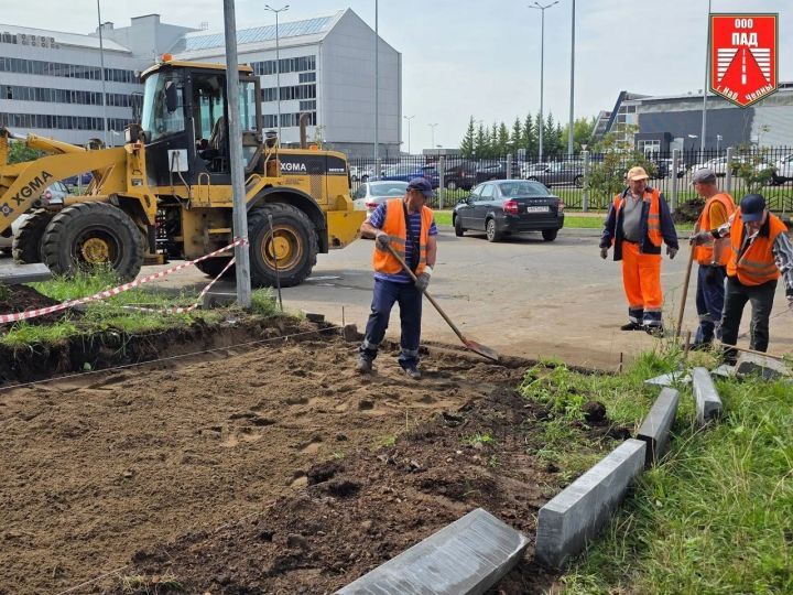 Автогигант дирекциясе артында җәяүлеләр юлы төзелә
