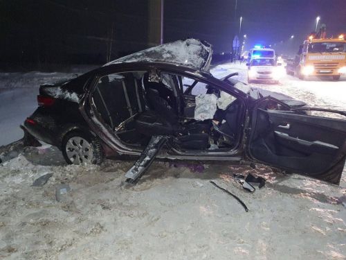 Тукай районында коточкыч авария: машина танымаслык хәлдә