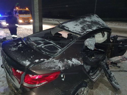 Тукай районында коточкыч авария: машина танымаслык хәлдә