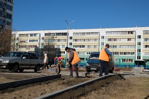 Чаллыда 30 ишегалдын төзекләндерә башладылар