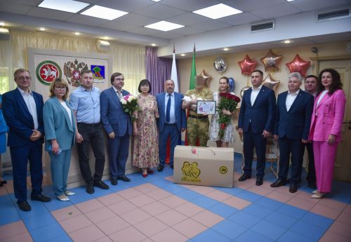 Махсус хәрби операциядә катнашучы Чаллы хәрбиенең беренче баласы туды