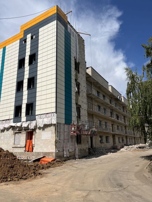 Чаллының йогышлы авырулар хастаханәсендә капиталь ремонт 1 сентябрьгә тәмамлана