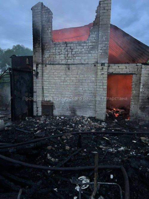 Тукай районында ирле-хатынлы янып үлде
