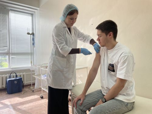 Чаллыда сайлауга килүчеләр гриппка каршы вакцина ясата ала