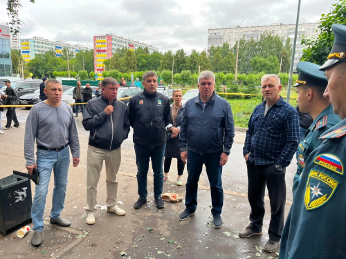 Чаллы мэры фаҗига булган йортны карады