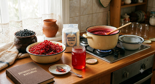 Җәй тәме банкаларда: кызыл һәм кара карлыганнан иң тәмле рецептлар