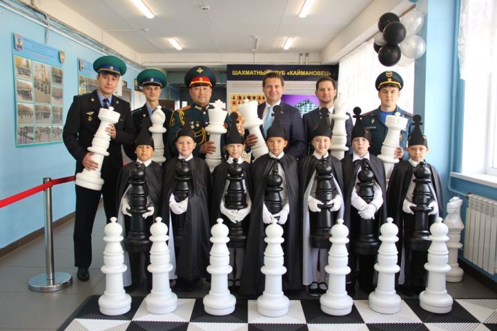 Кайманов исемендәге кадет мәктәбендә шахмат клубы ачылды