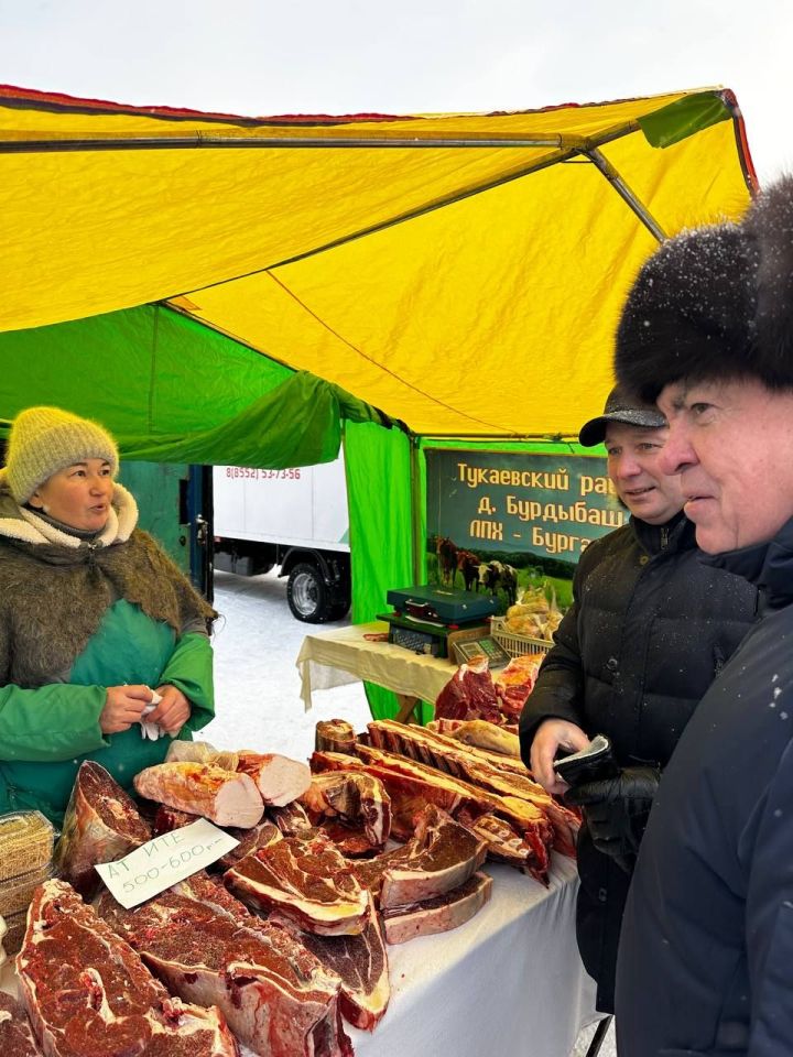 Чаллы мэры авыл хуҗалыгы ярминкәсенә  барды