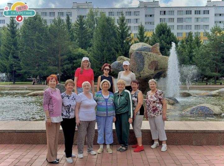 Чаллы да актив кешеләр ачык һавада физкультра ясадылар