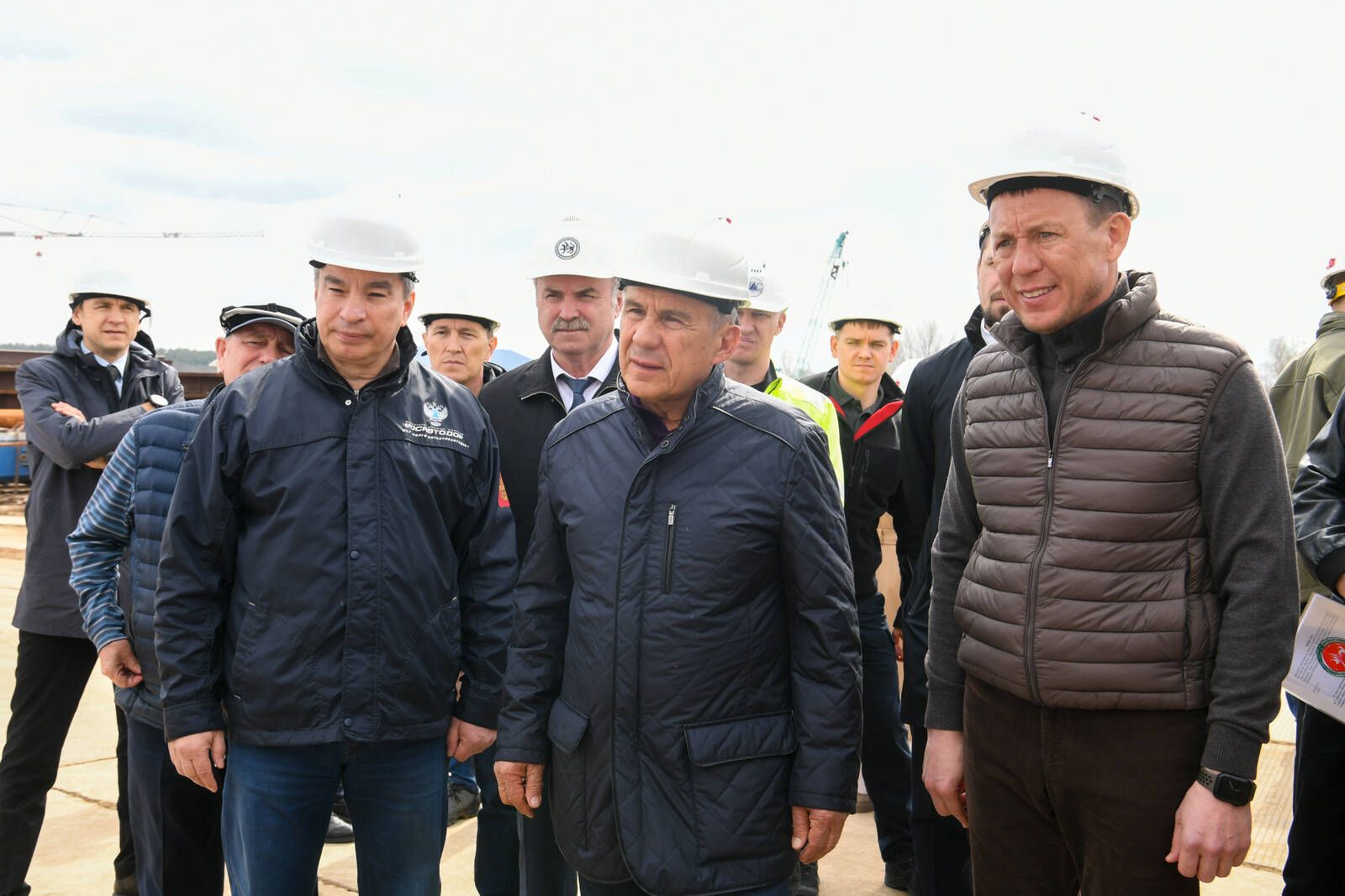Рөстәм Миңнеханов Чаллыны урап узучы М-7 трассасы төзелеше белән танышты