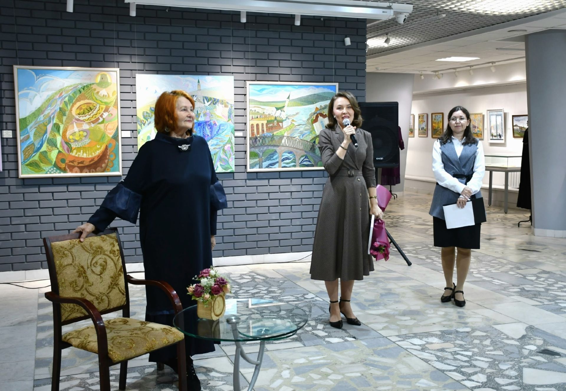 Чаллыда Рауза Иванованың юбилей күргәзмәсе ачылды. Фоторепортаж