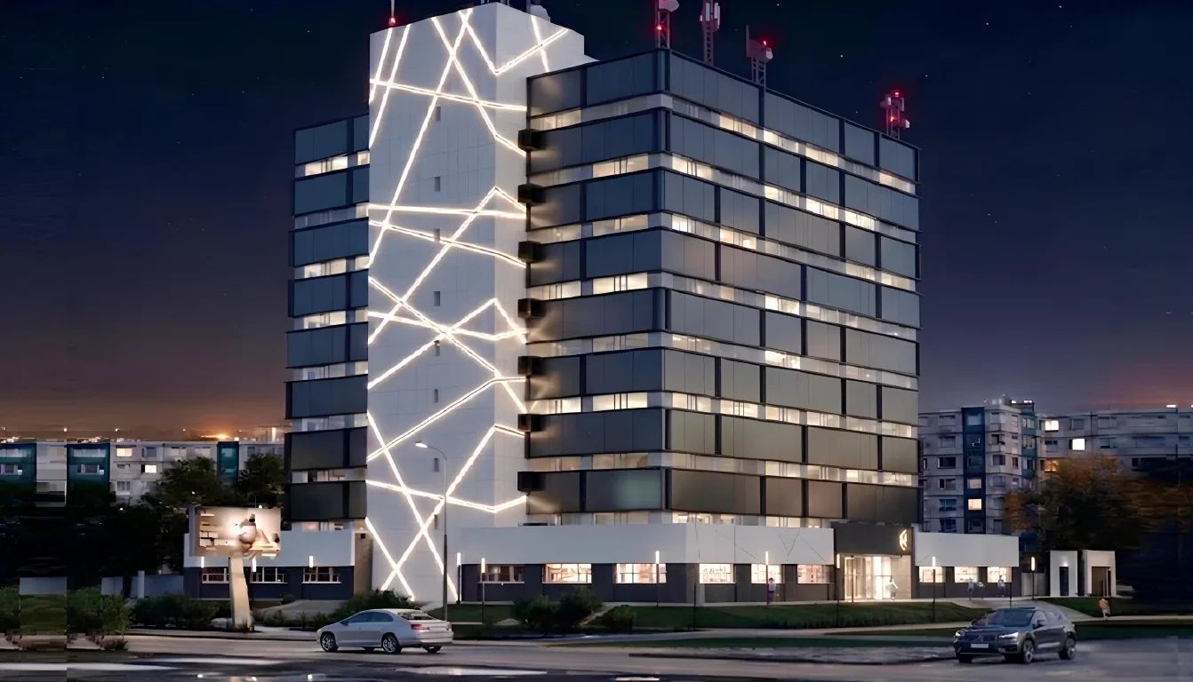 «Таттелеком» бинасы фасады яңартыла