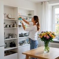 Китапларны ябык шкафка куегыз