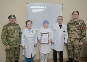 Дәвалау-физкультура диспансеры хезмәткәрләрен бүләкләделәр