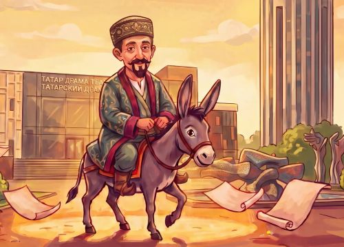 Чаллыга Хуҗа Насретдин килә