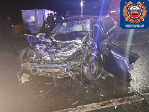 Тукай районында каты авария: машинада 4 сабый булган