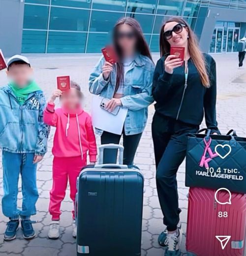 Ильмира Нәгыймова балаларын алып чит илгә киткән