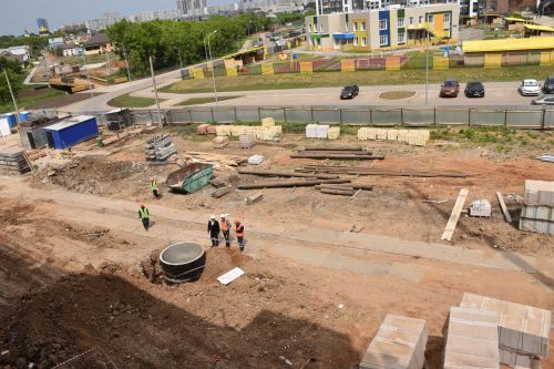 «Притяжение» торак комплексында 30 мең квадрат метрлы мәктәп сафка баса - ФОТОЛАР