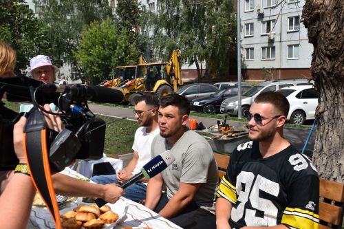Төзекләндерүчеләрне пылау белән сыйладылар - ФОТОЛАР