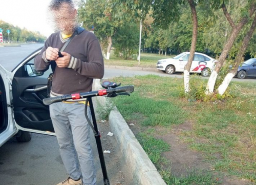 Чаллыда самокатта йөрүче ир-атка штраф салдылар