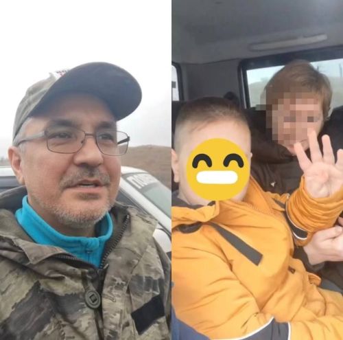 Рөстәм Гатин Лисичансктан Чаллыга ике бала алып кайтты