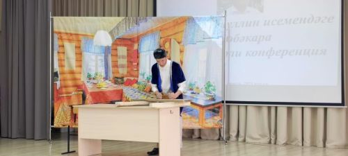 29 гимназиядә балалар спектакль куйды