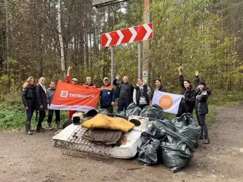 Җылылык челтәрләре предприятиесе хезмәткәрләре урманны чистарттылар