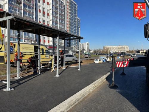 Чаллыда тукталышка яңа павильоннар куелды