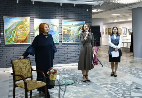 Чаллыда Рауза Иванованың юбилей күргәзмәсе ачылды. Фоторепортаж
