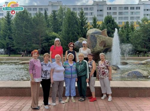 Чаллы да актив кешеләр ачык һавада физкультра ясадылар