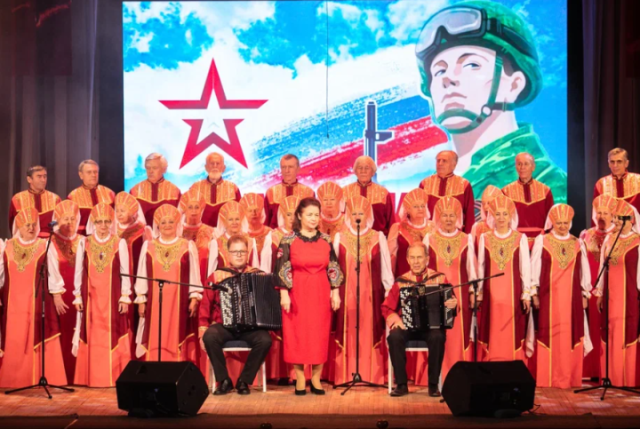 «КАМАЗ» мәдәният йортында «Россиягә хезмәт итәм» дип исемләнгән концерт булып узды
