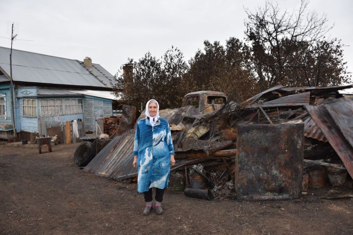 «Гомер буе җыйган малыбыз мизгел эчендә янып бетте»