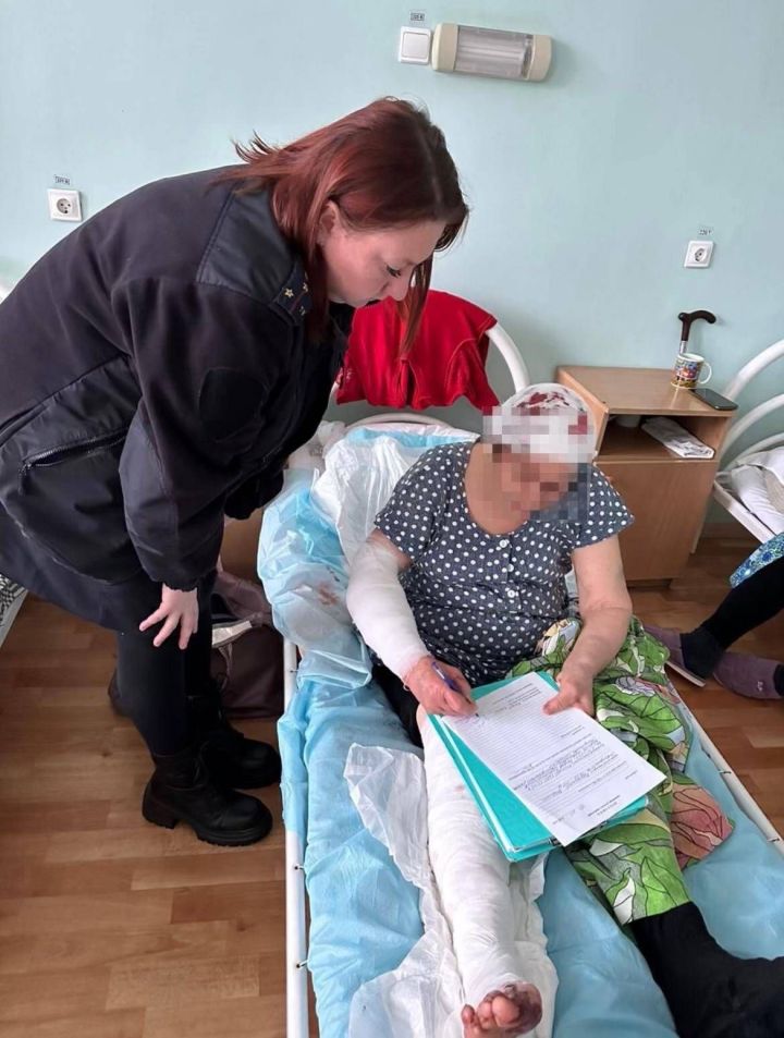 Чак исән калган: пенсионерга этләр өере ташланган