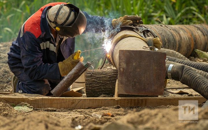 Чаллыда йортларга кайнар су бирелә башлады