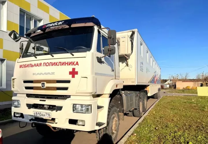 Чаллының мобиль поликлиникасы Тукай районында эшли