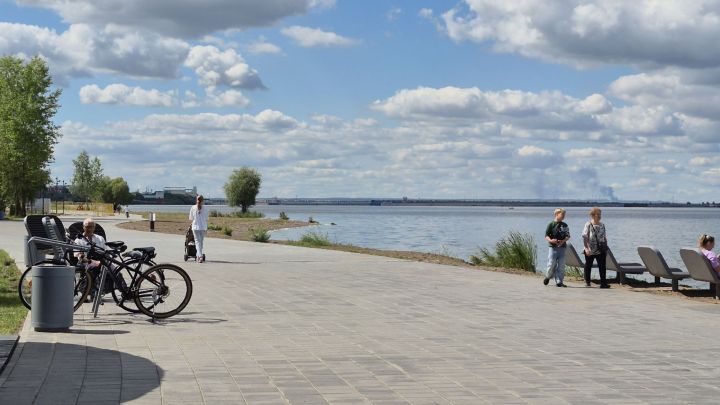 Фикрәт Табиев исемендәге Яр буенда төзекләндерү дәвам итә
